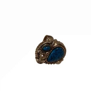 Vintage ART Arthur Pepper Faux Turquoise Blue Ring